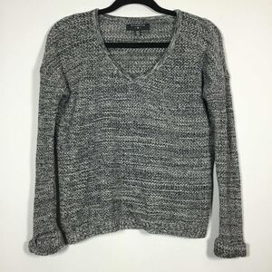 By Corpus Charcoal Grey Knitted Minimalist Casual Neutral Autumn Fall Sweater M